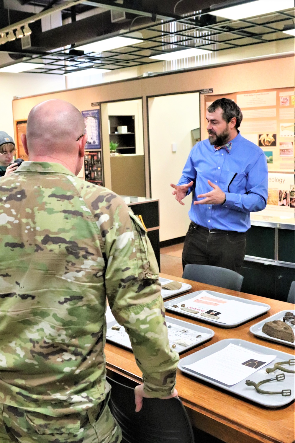 Fort McCoy leaders visit Mississippi Valley Archaeology Center; learn about curation of Fort McCoy artifacts