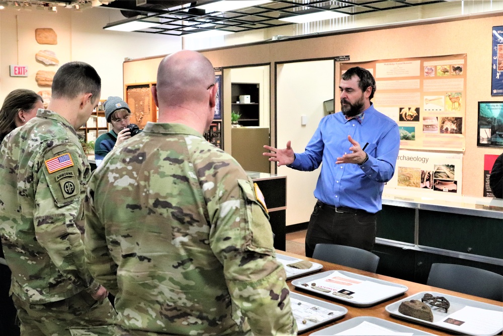 Fort McCoy leaders visit Mississippi Valley Archaeology Center; learn about curation of Fort McCoy artifacts