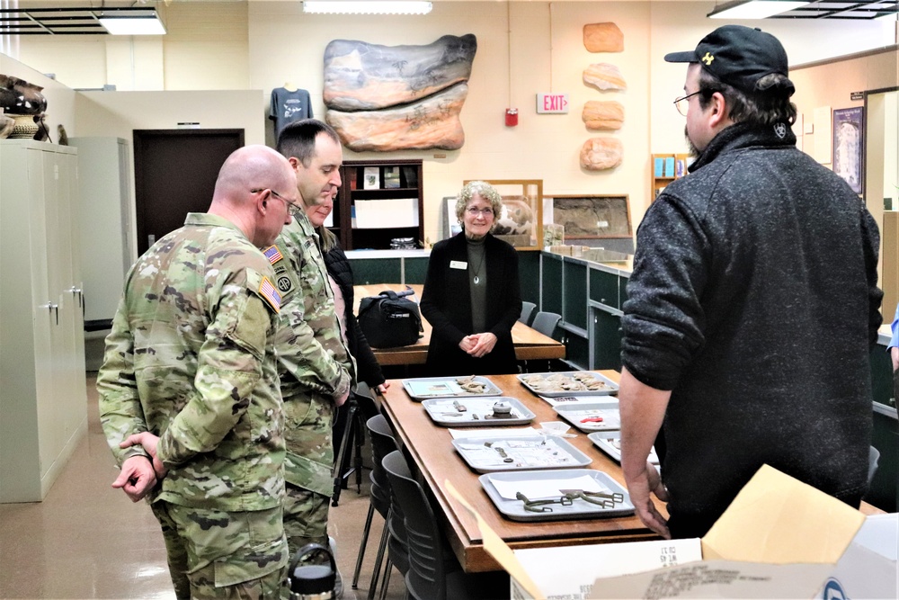 Fort McCoy leaders visit Mississippi Valley Archaeology Center; learn about curation of Fort McCoy artifacts