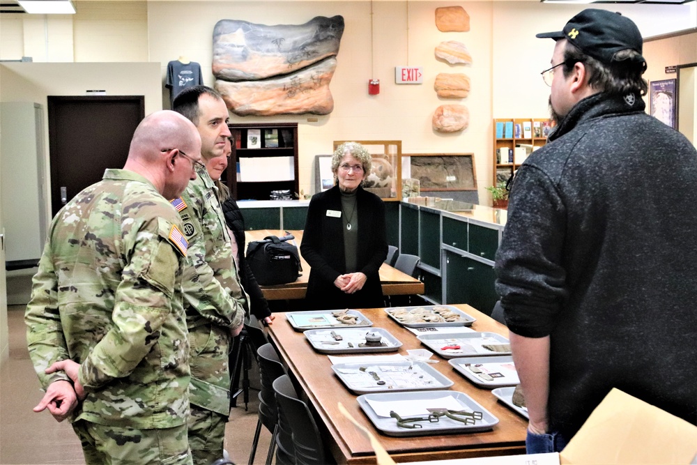 Fort McCoy leaders visit Mississippi Valley Archaeology Center; learn about curation of Fort McCoy artifacts