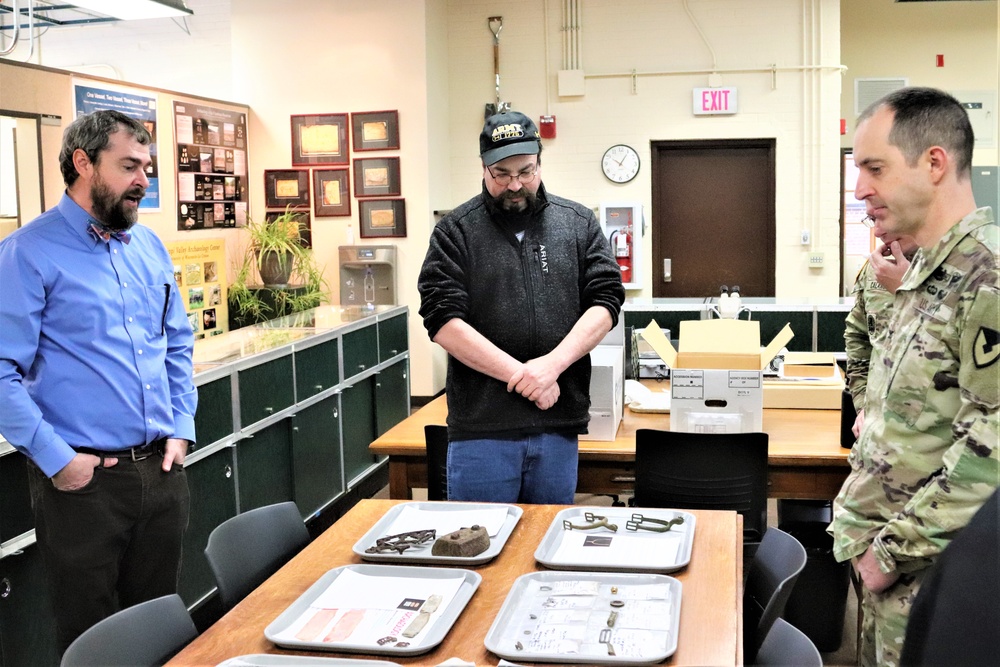 Fort McCoy leaders visit Mississippi Valley Archaeology Center; learn about curation of Fort McCoy artifacts