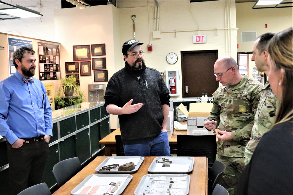 Fort McCoy leaders visit Mississippi Valley Archaeology Center; learn about curation of Fort McCoy artifacts