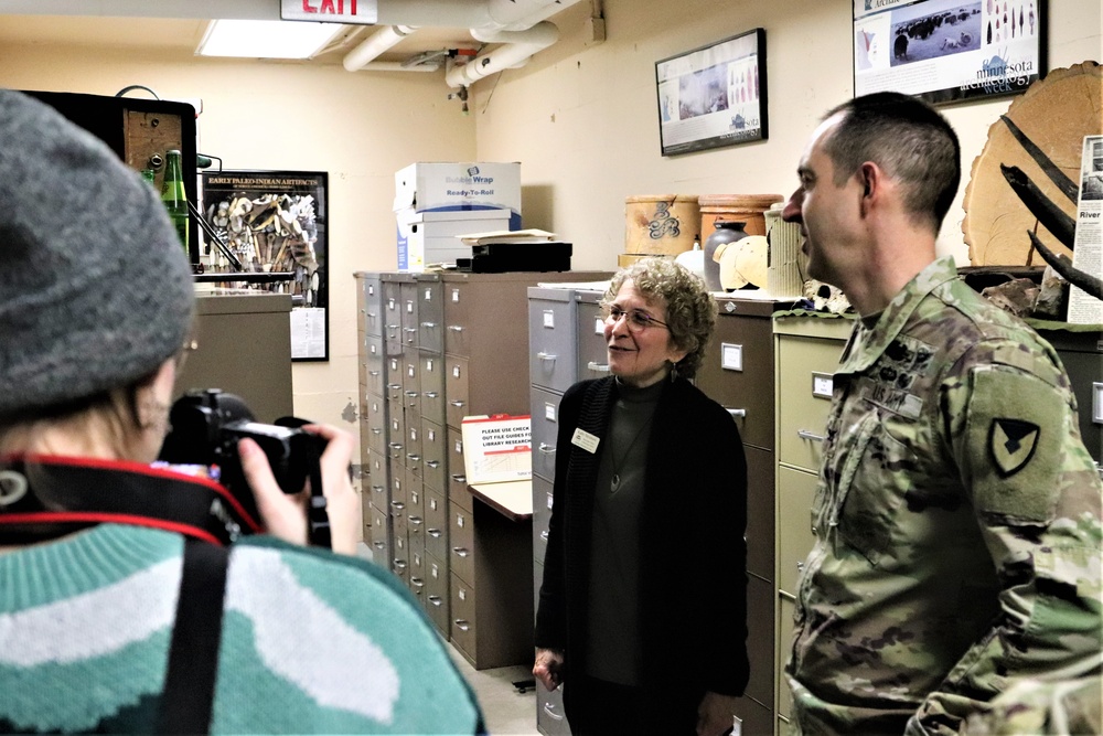 Fort McCoy leaders visit Mississippi Valley Archaeology Center; learn about curation of Fort McCoy artifacts