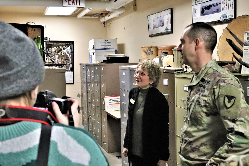 Fort McCoy leaders visit Mississippi Valley Archaeology Center; learn about curation of Fort McCoy artifacts