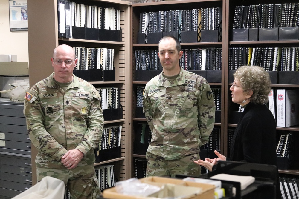 Fort McCoy leaders visit Mississippi Valley Archaeology Center; learn about curation of Fort McCoy artifacts