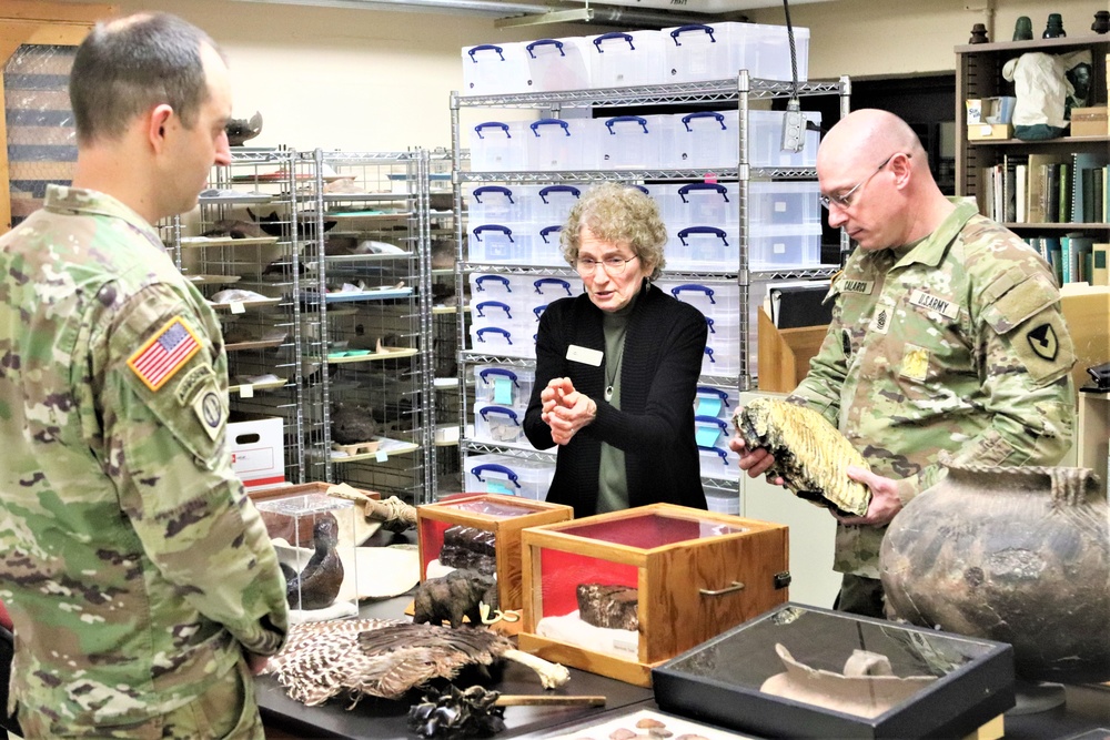 Fort McCoy leaders visit Mississippi Valley Archaeology Center; learn about curation of Fort McCoy artifacts