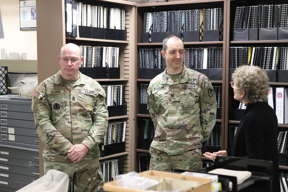 Fort McCoy leaders visit Mississippi Valley Archaeology Center; learn about curation of Fort McCoy artifacts