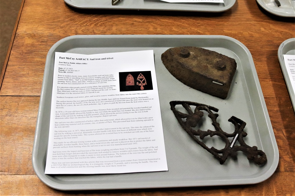 Fort McCoy Archaeology: Artifacts from post’s piece of Driftless Area find home at Mississippi Valley Archaeology Center