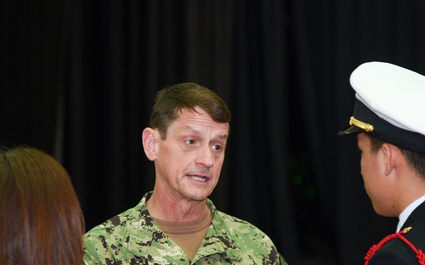 Rear Adm. Gregory Huffman Visits FDMS NJROTC's 50th Anniversary Ceremony