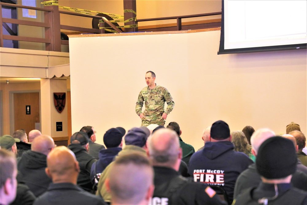 Fort McCoy Garrison commander holds first town hall meeting-workforce briefing for 2024