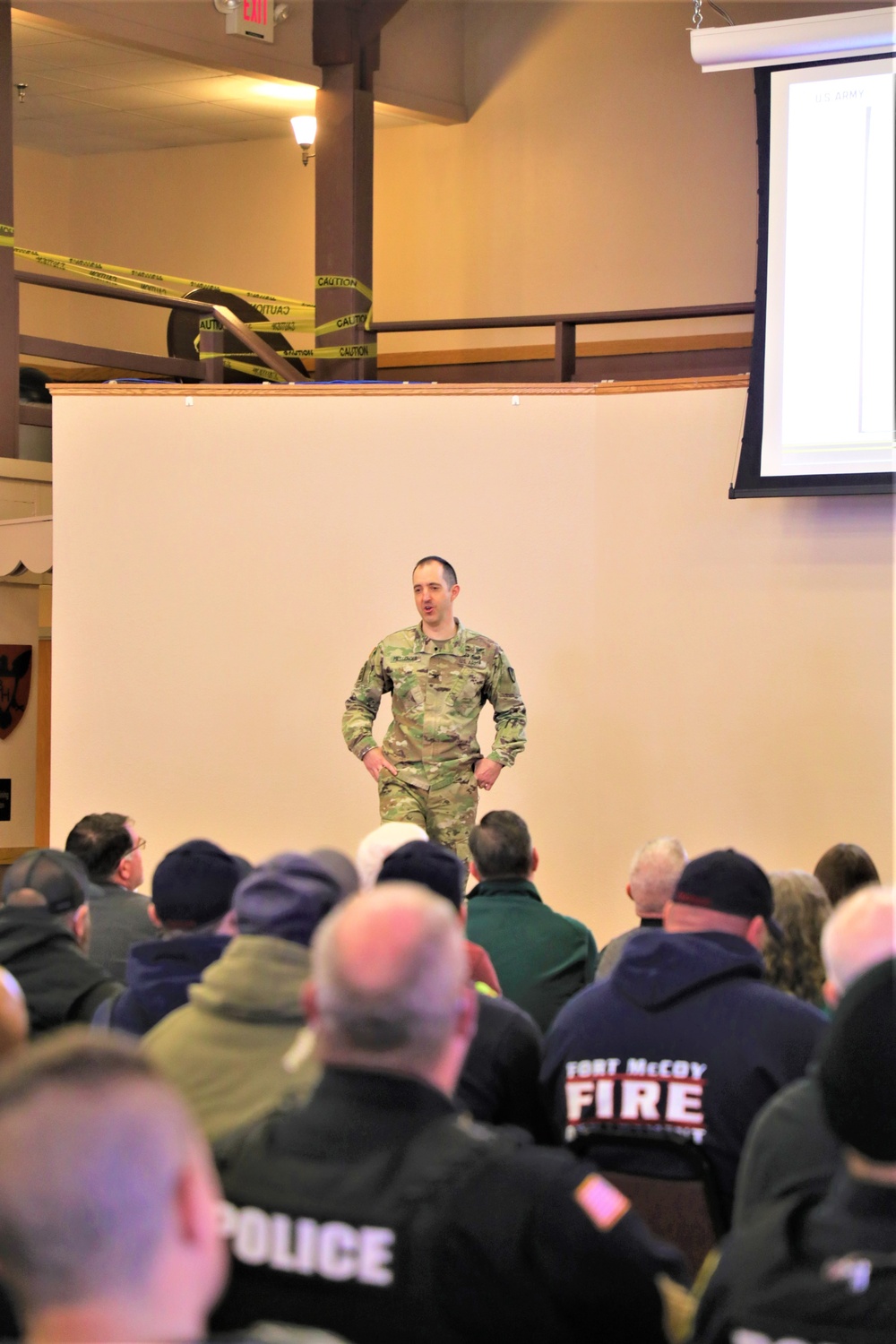 Fort McCoy Garrison commander holds first town hall meeting-workforce briefing for 2024