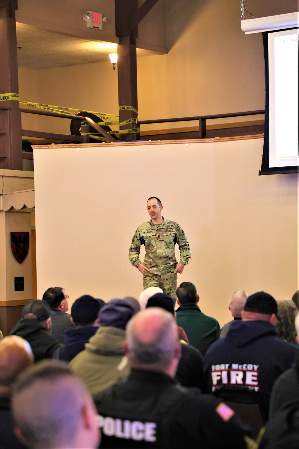 Fort McCoy Garrison commander holds first town hall meeting-workforce briefing for 2024