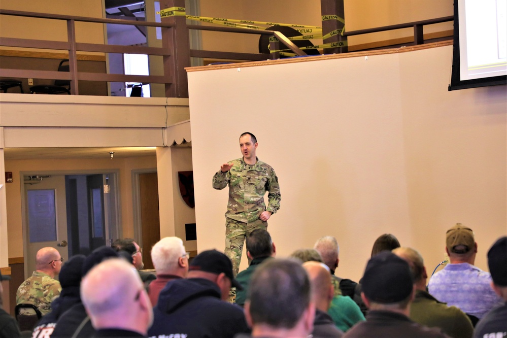 Fort McCoy Garrison commander holds first town hall meeting-workforce briefing for 2024