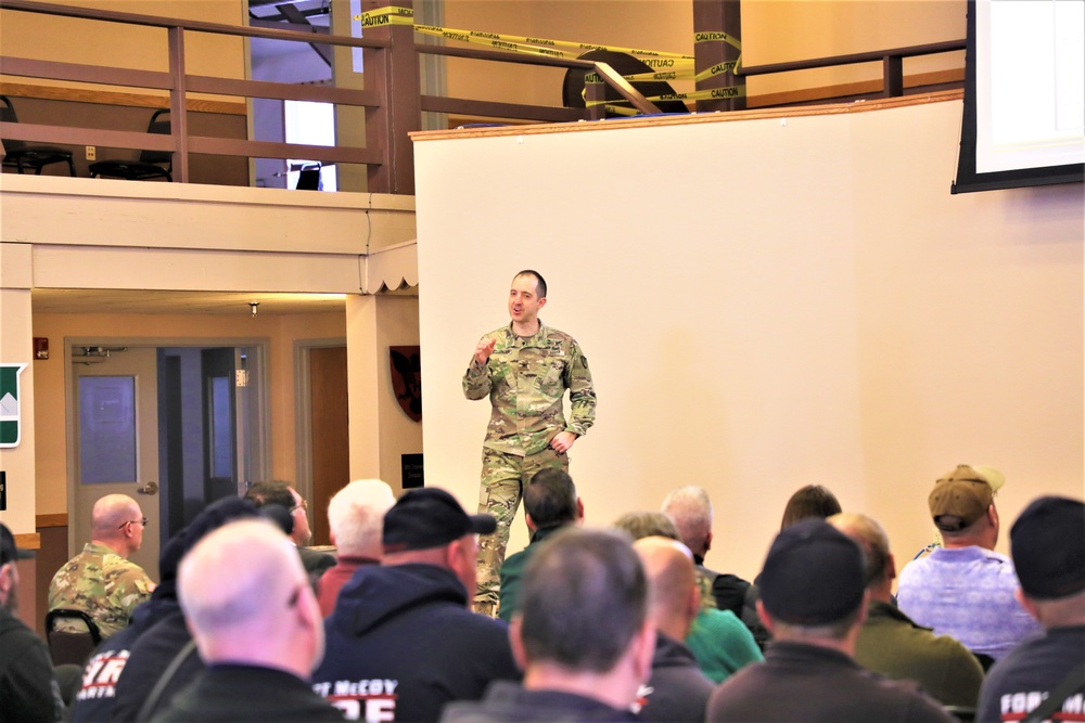 Fort McCoy Garrison commander holds first town hall meeting-workforce briefing for 2024