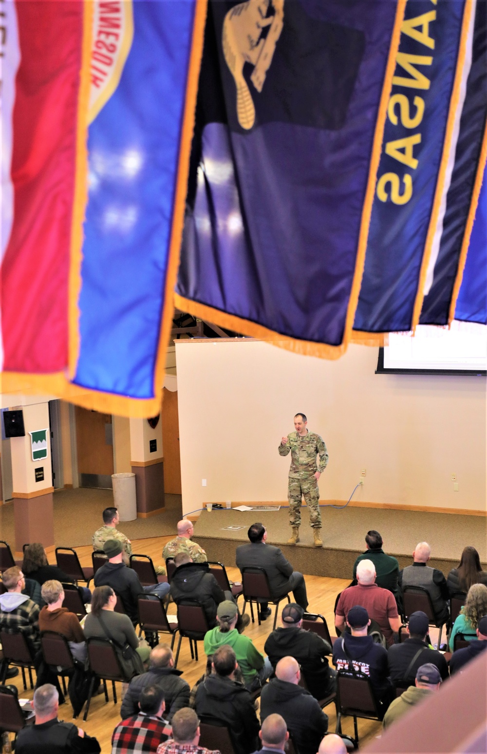 Fort McCoy Garrison commander holds first town hall meeting-workforce briefing for 2024