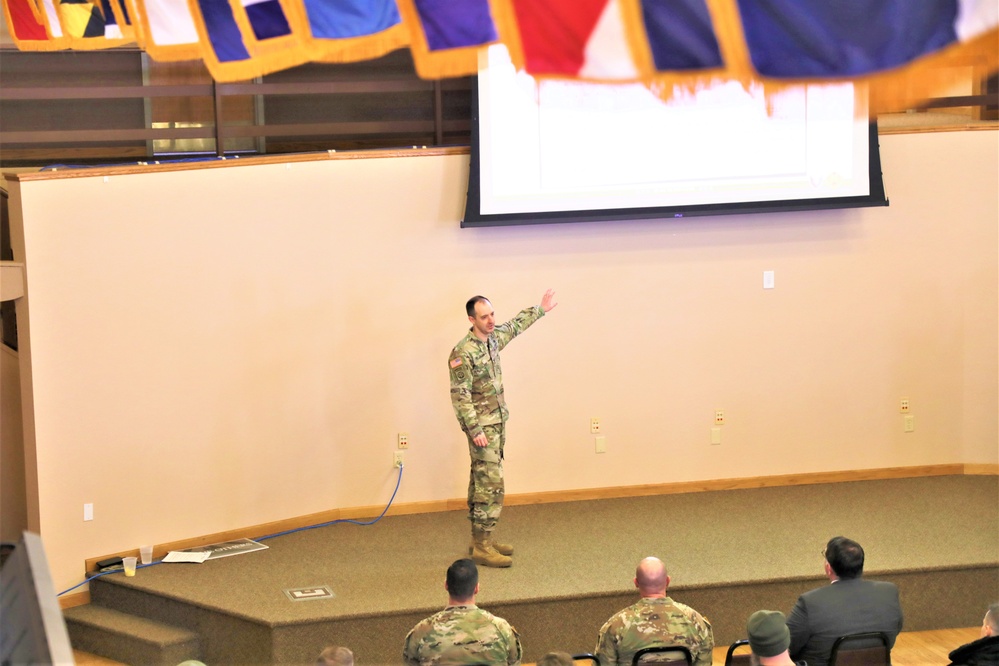 Fort McCoy Garrison commander holds first town hall meeting-workforce briefing for 2024