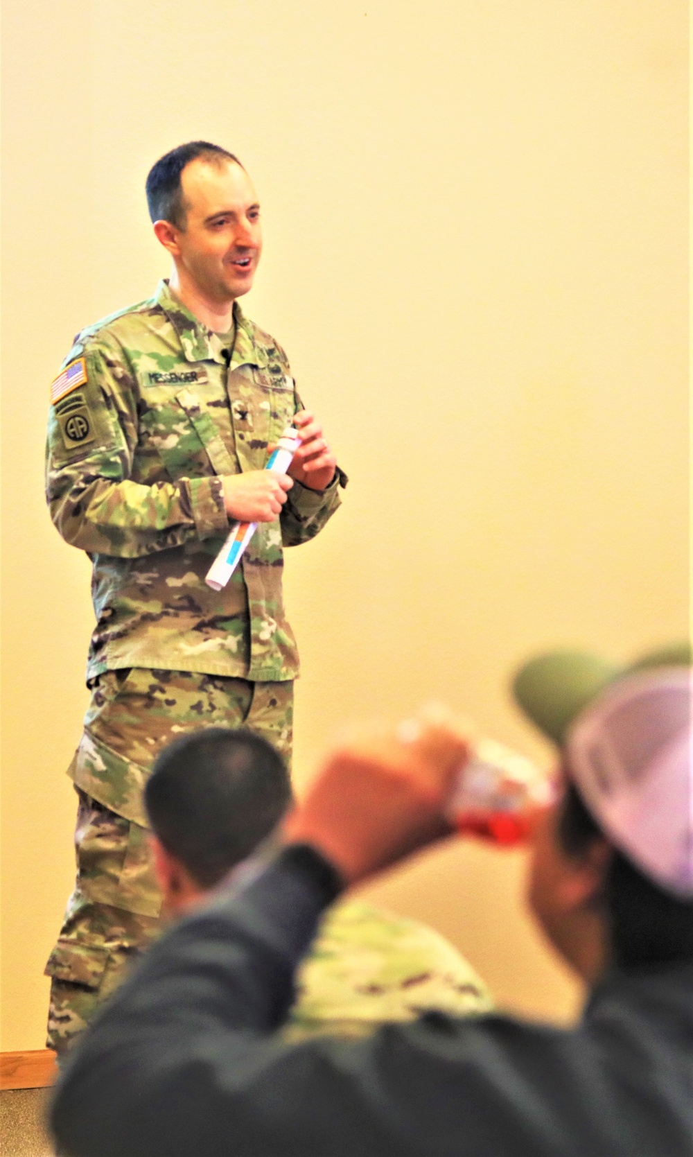 Fort McCoy Garrison commander holds first town hall meeting-workforce briefing for 2024