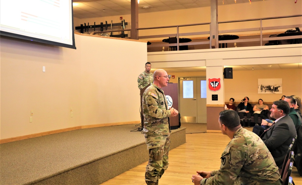 Fort McCoy Garrison commander holds first town hall meeting-workforce briefing for 2024