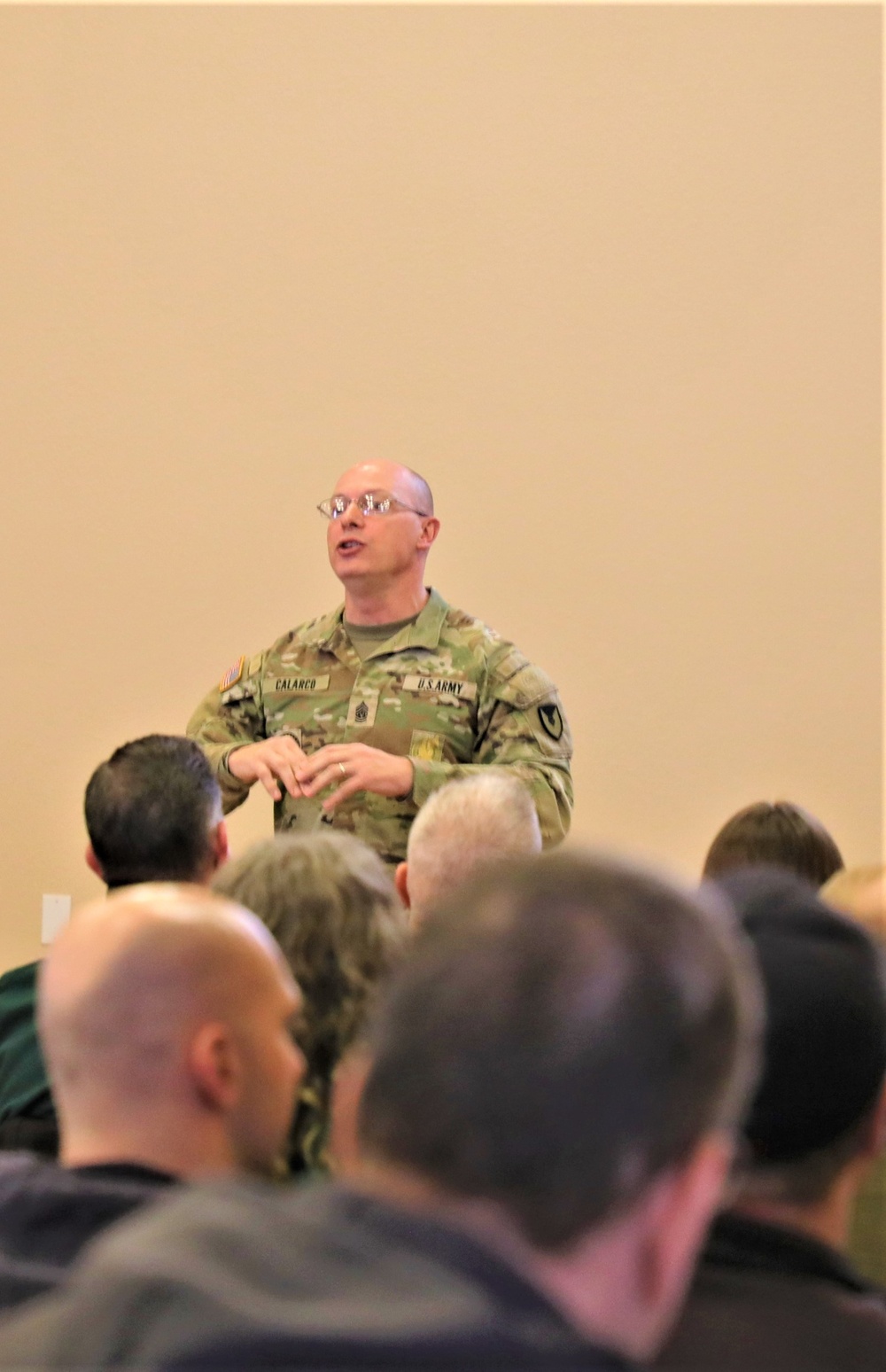 Fort McCoy Garrison commander holds first town hall meeting-workforce briefing for 2024