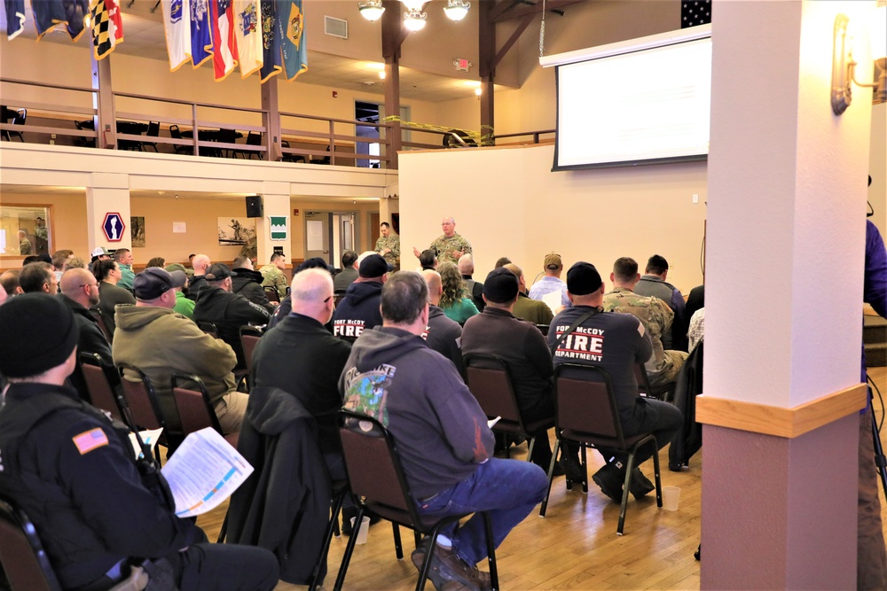 Fort McCoy Garrison commander holds first town hall meeting-workforce briefing for 2024