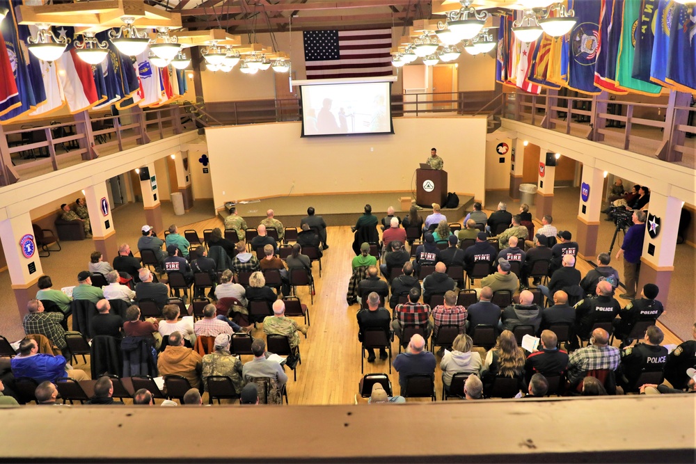 Fort McCoy Garrison commander holds first town hall meeting-workforce briefing for 2024