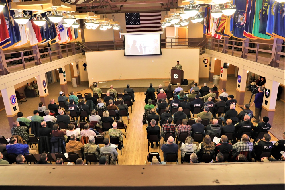 Fort McCoy Garrison commander holds first town hall meeting-workforce briefing for 2024