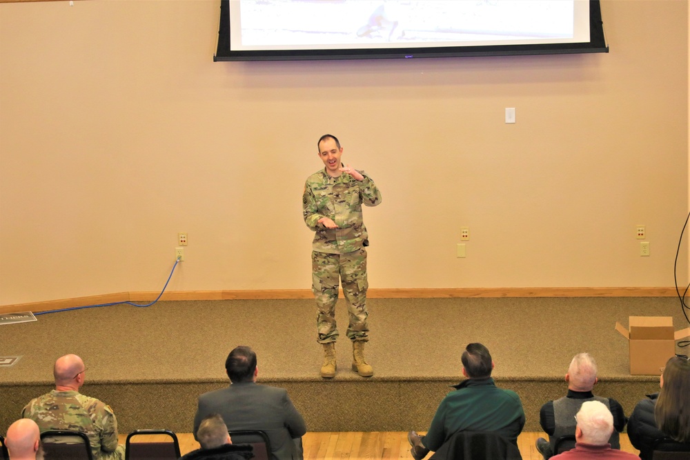 Fort McCoy Garrison commander holds first town hall meeting-workforce briefing for 2024