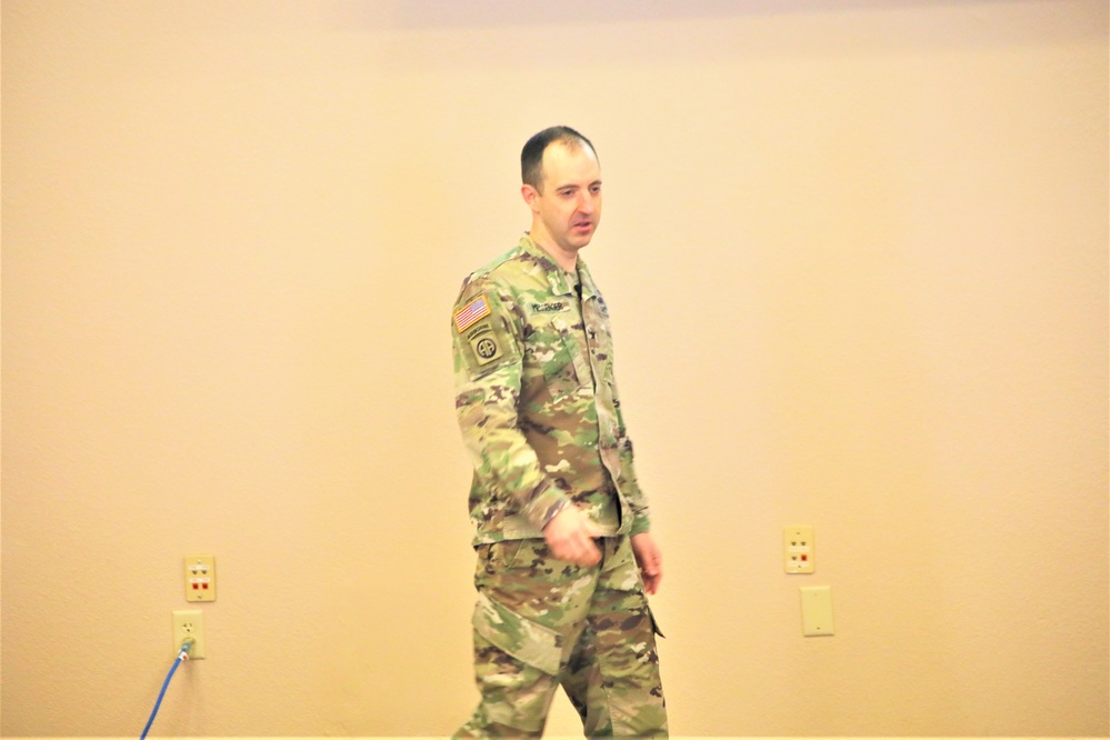 Fort McCoy Garrison commander holds first town hall meeting-workforce briefing for 2024