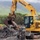 USACE contractor removes debris from a residence in Lahaina, Hawaii