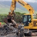 USACE contractor removes debris from a residence in Lahaina, Hawaii