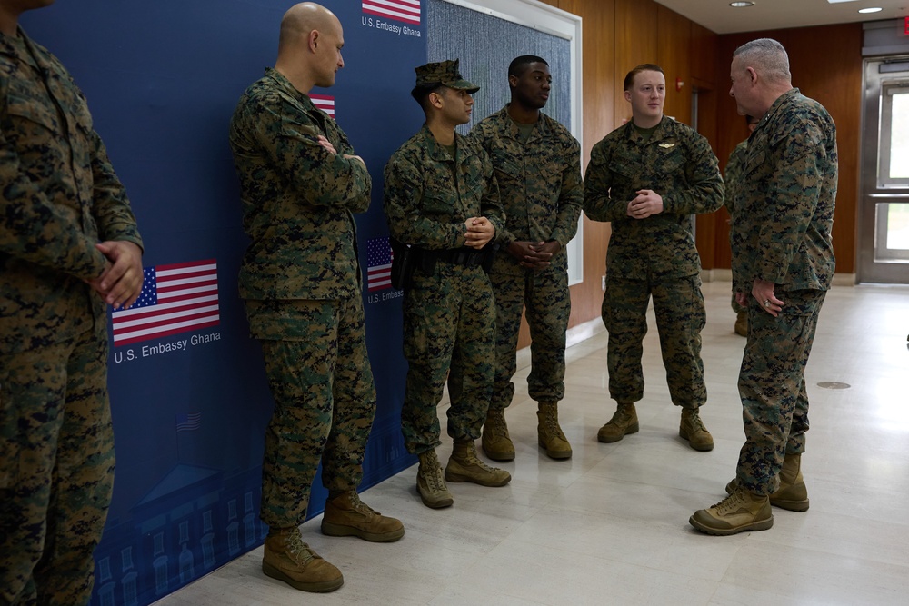 Maj. Gen. Sofge visits U.S. Embassy Accra, Ghana