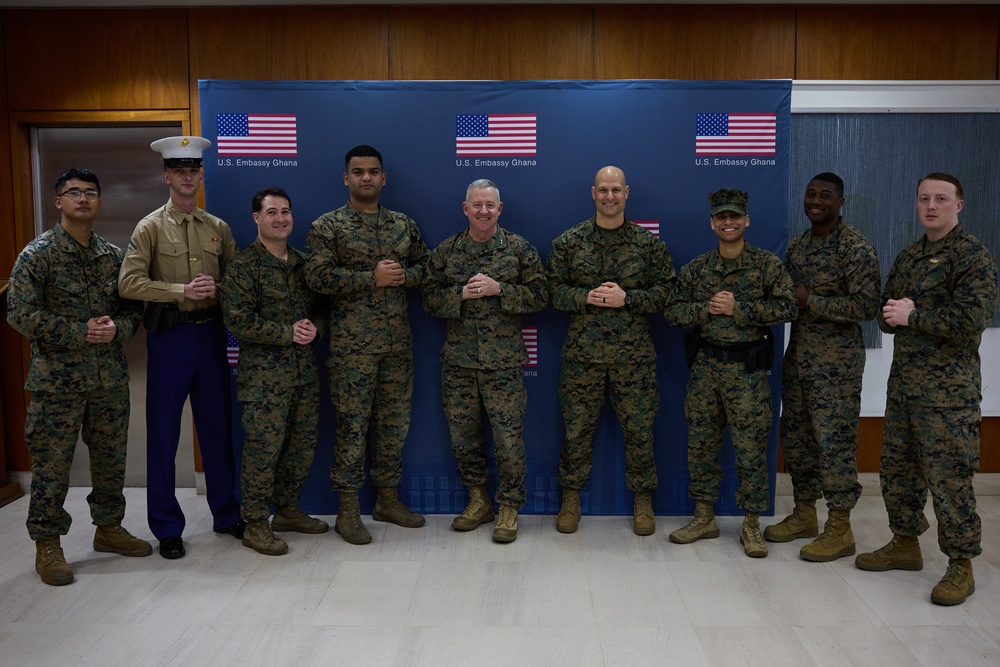 DVIDS - Images - Maj. Gen. Sofge visits U.S. Embassy Accra, Ghana ...