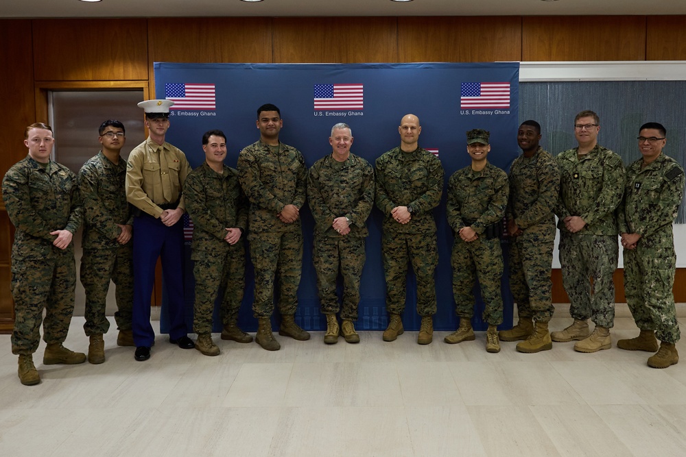 Maj. Gen. Sofge visits U.S. Embassy Accra, Ghana