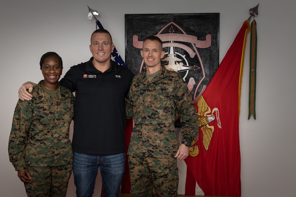 Medal of Honor Recipient Dakota Meyer Visits MCB Camp Lejeune