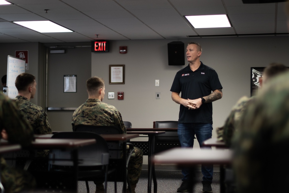 Medal of Honor Recipient Dakota Meyer Visits MCB Camp Lejeune