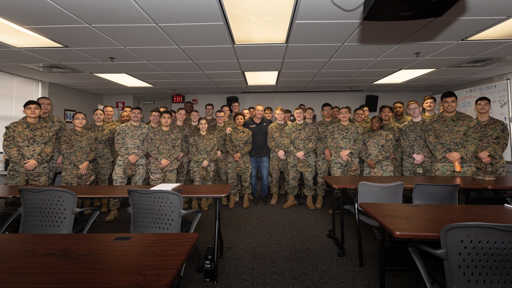 Medal of Honor Recipient Dakota Meyer Visits MCB Camp Lejeune