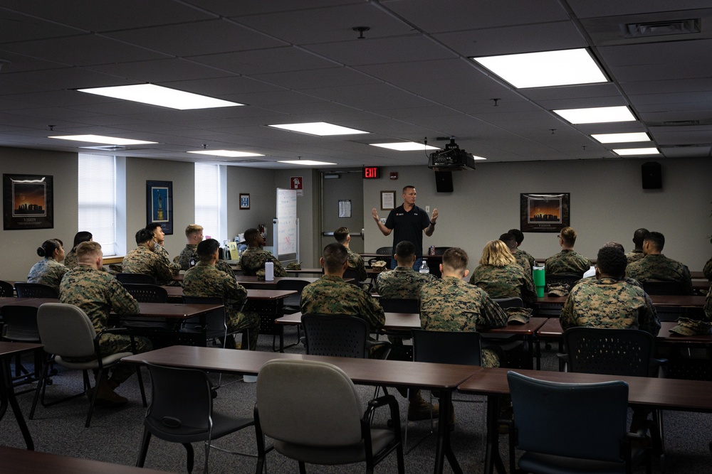 Medal of Honor Recipient Dakota Meyer Visits MCB Camp Lejeune