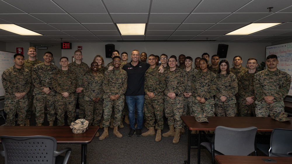 Medal of Honor Recipient Dakota Meyer Visits MCB Camp Lejeune