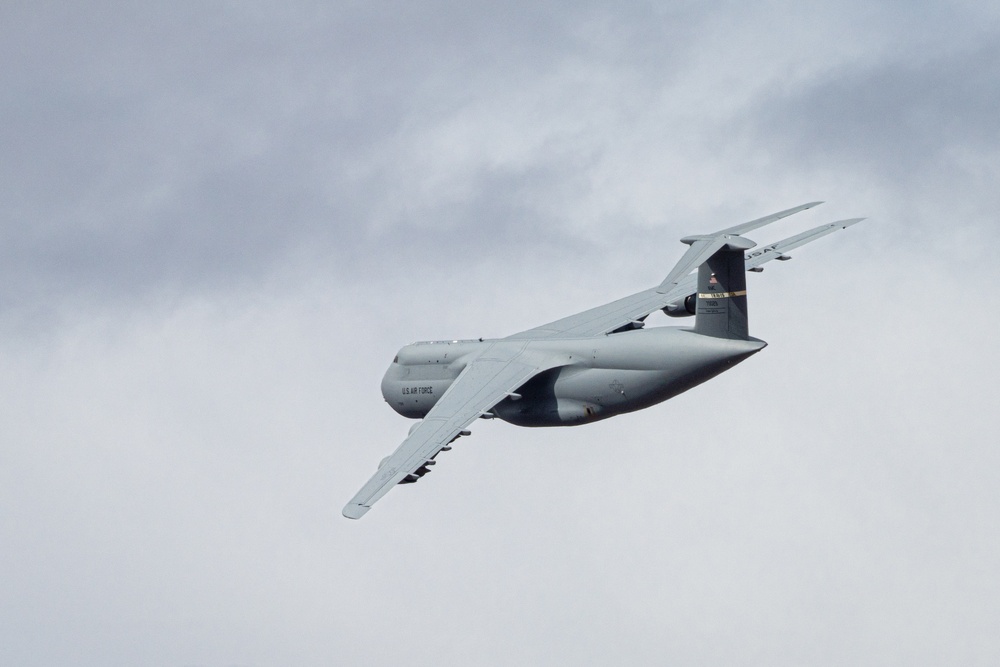 5-ship formation with 4 mobility airframes for AATTC Winter Training