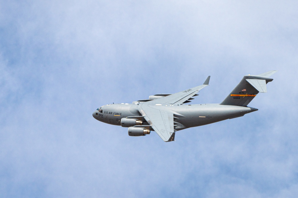 5-ship formation with 4 mobility airframes for AATTC Winter Training