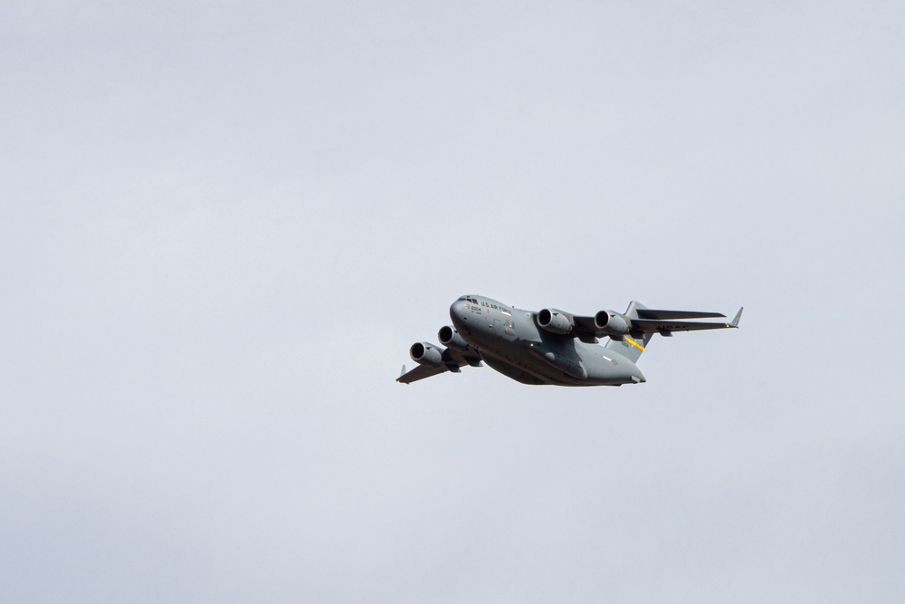 5-ship formation with 4 mobility airframes for AATTC Winter Training