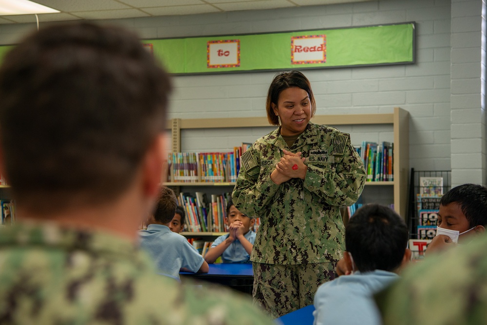 USS Theodore Roosevelt Strike Group Sailors Volunteer in Guam