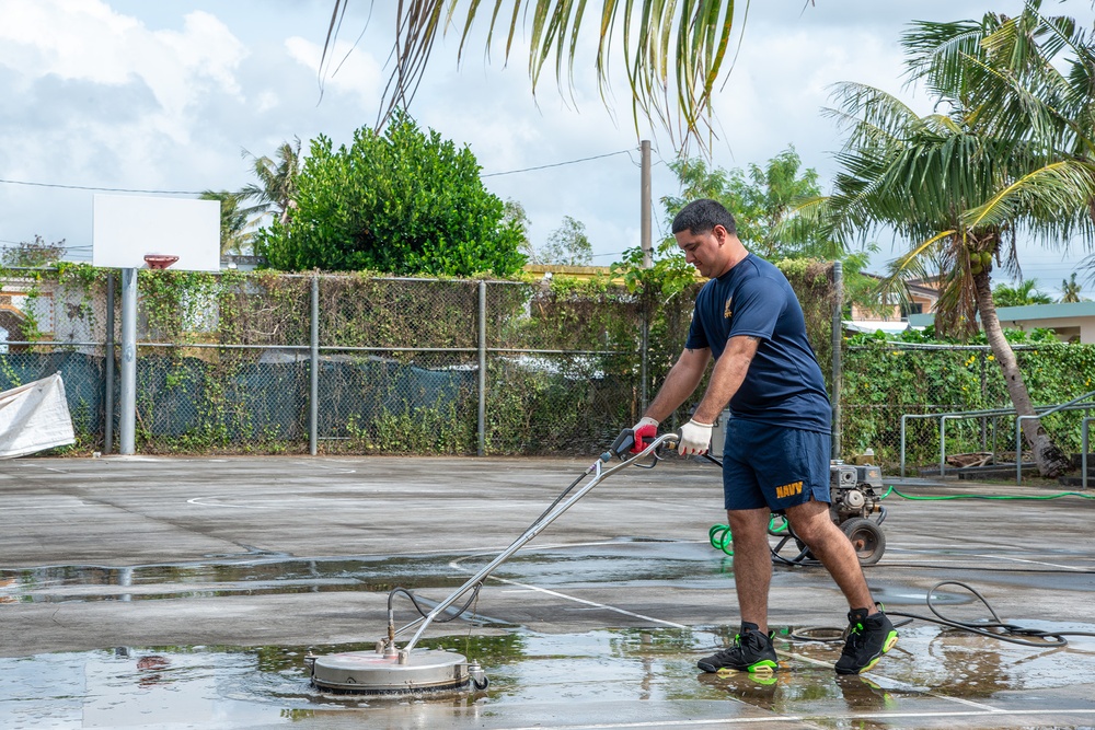 USS Theodore Roosevelt Strike Group Sailors Volunteer in Guam