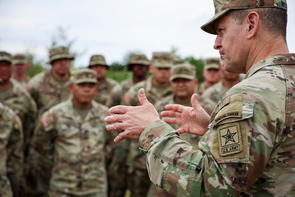 Sgt. Maj. of the Army Michael Weimer visits Guam