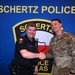 Staff Sgt. James Pritchett was honored with the Lifesaver Award