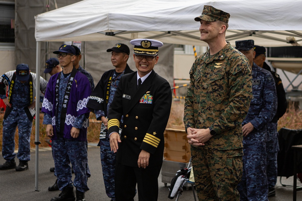 Mochitsuki Ceremony: Marine Corps Air Station Iwakuni and Japanese Maritime Self-Defense Force hosts mochi pounding ceremony