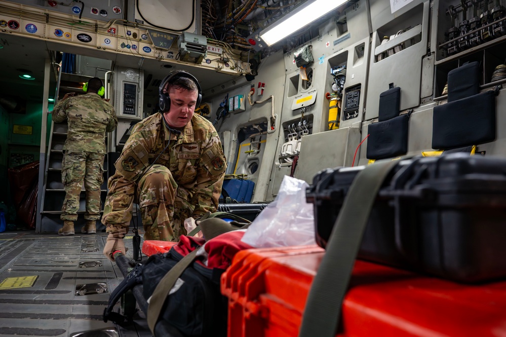 Aeromedical Evacuation, providing critical care in the air