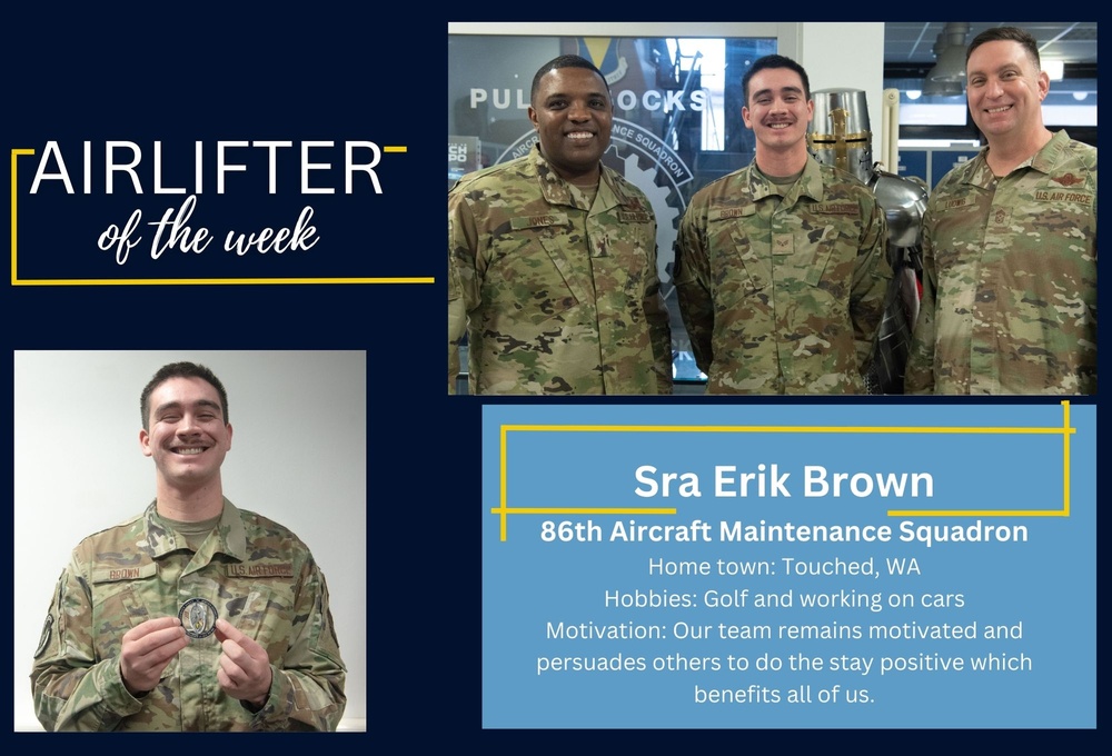 Airlifter Of The Week: SrA Erik Brown