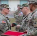 Sgt. Maj. John Smith is awarded the Meritorious Service Medal