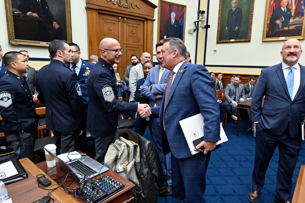 CMSAF Bass, CMSSF Bentivegna testify at HASC QoL Panel